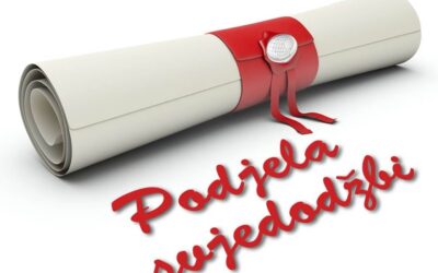 Obavijest o podjeli svjedodžbi