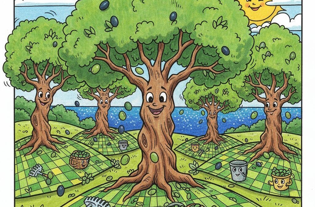 Berba maslina u Osnovnoj školi Biograd