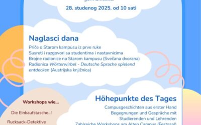 Naši učenici na Danu otvorenih vrata Odjela za germanistiku