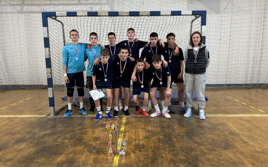 OSVOJENO DRUGO MJESTO NA ŽUPANIJSKOM NATJECANJU U FUTSALU